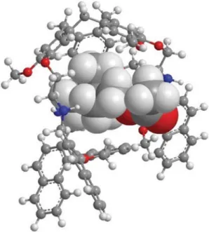 Fig. 3 Increase by 50%, 100% and 150% of the normalized intensity of a 5 μM solution of 3 in DMSO + 2% H 2 O with respect to the concentration of the corresponding added guest at 298 K (counterion Cl − for ACh, Ch and Cl − and Ca 2+ for choline phosphate).