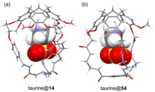 Table 3. Association Constants K a and Complexation- Complexation-Induced Shifts (CIS) Δδ max Measured by 1 H NMR Titration of Guests with Host 54 (CD 3 CN/D 2 O 8:2; 500 MHz; 298 K) guest K a (M −1 ) a V vdw(Å3) b Δδ max NCH 2 +(ppm) Δδ max CH 2 X −(ppm) 
