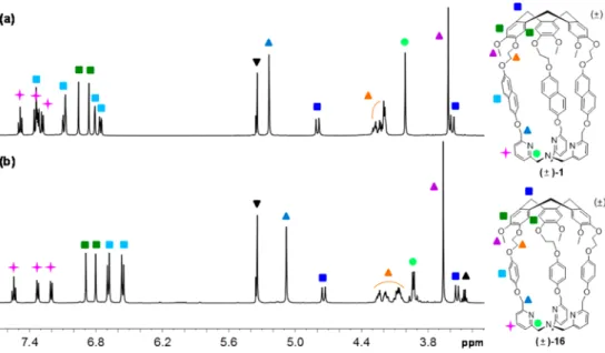 Figure 3. Zwitterionic guests G1−G3 tested in this work and 1 H NMR titration spectra (500.1 MHz, 298 K) of G1 with 1 mM hemicryptophane host Zn(II)@16 in DMSO-d 6 /D 2 O (80/20, v/v).