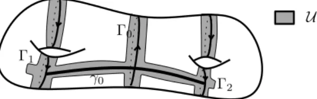Figure 10. The neighbourhood U projected on S