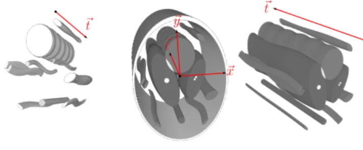Fig. 3. Static reconstruction from the set of dynamic projections generated by the simulated dynamic Shepp-Logan phantom.