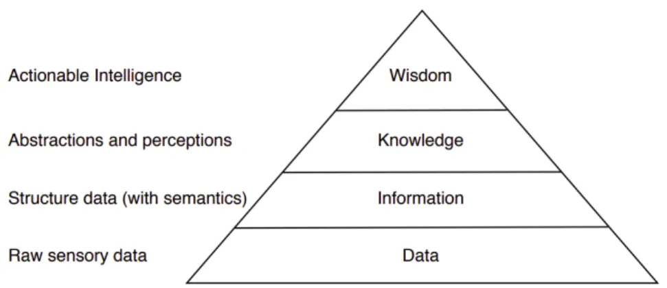 Figure 1.9 – Knowledge Hierarchy (taken from [Row07])