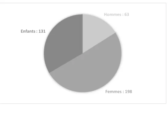 Figure 1 : Individus arrêtés dans les 48 procédures retenues 