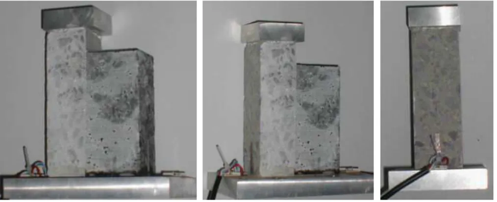 Fig. 6 .3 – Positionnement des jauges de d´eformations pour l’essai EPCF-II-Cyc-G10 .