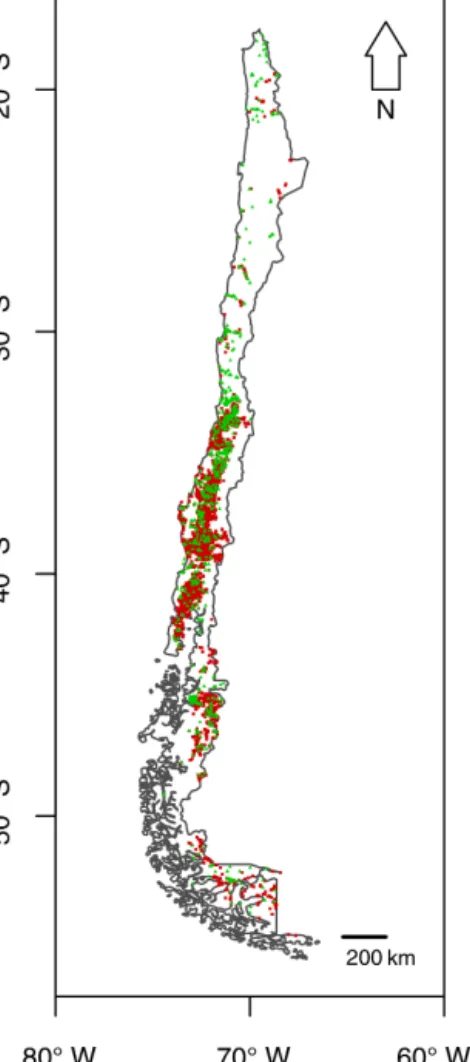 Figure 2. Temporal distribution of the samples included in CHLSOC.