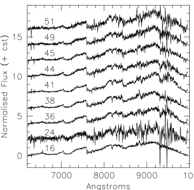 Fig. 8. LRIS spectra of CFHT-BL VLM candidates.