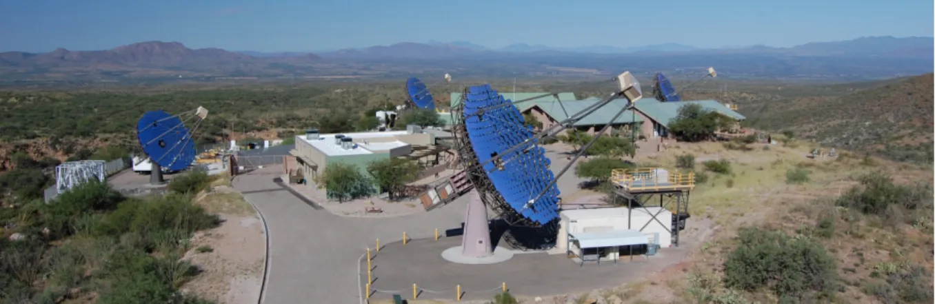 Fig. 3.4.— The Very Energetic Radiation Imaging Telescope Array System site.
