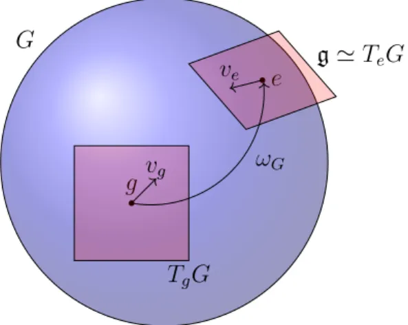 Figure 2.1: Maurer-Cartan Form of a Lie group G
