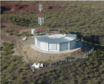 Figure 1.35: Aerial view of one of the four fluorescence sites.