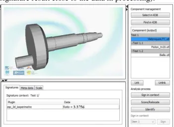 Figure 11 Illustration of the process “search and  comparison signatures 