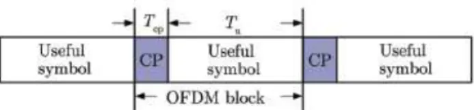 Fig. 2: Structure of a CP-OFDM block.