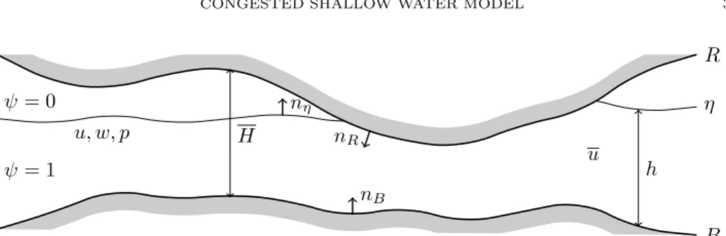 Figure 1. Geometrical description of the flow