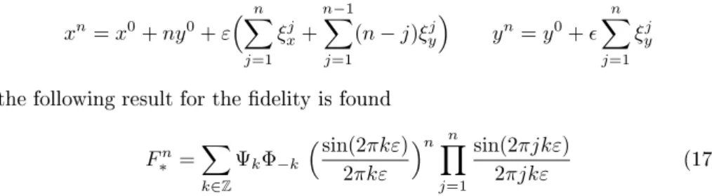 Figure 8 shows that this result agrees with the delity omputed numerially