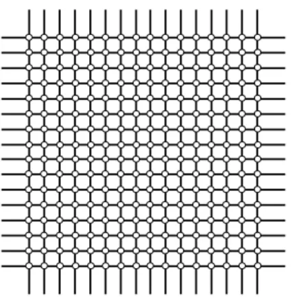 Figure 3: Zero-energy deformation mode for panto- panto-graphic sheet.