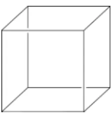 Fig. 1. There are only five 1-holes in this object, and there is no natural way to state where they are.