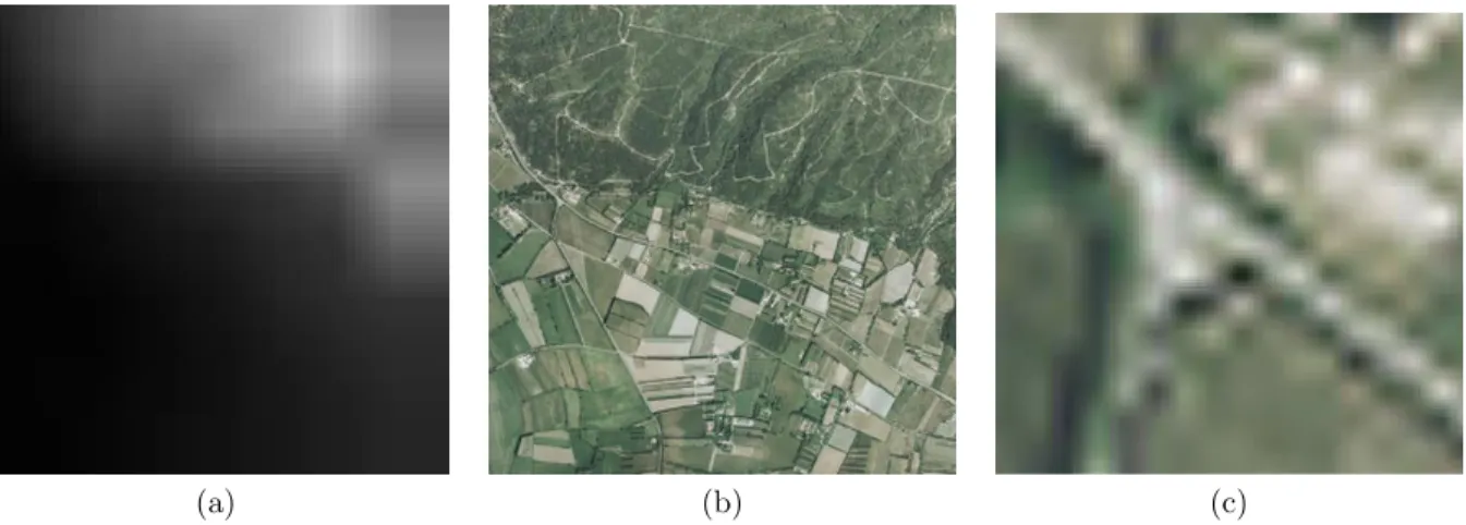 Table 1 summarizes the results obtained for a reconstruction from the images approximation of levels 1, 2 and 3 or by utilizing all the data