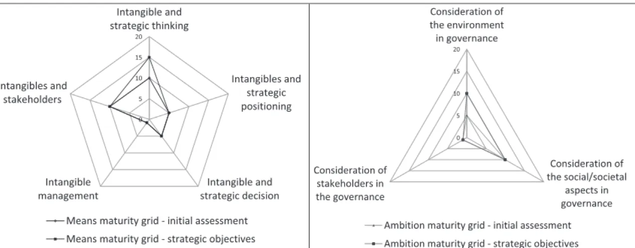 Fig. 3. Company B initial assessment and strategic objectives.