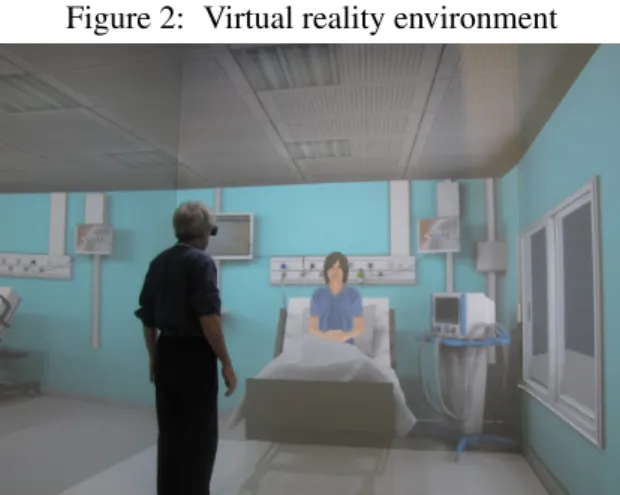 Figure 2: Virtual reality environment