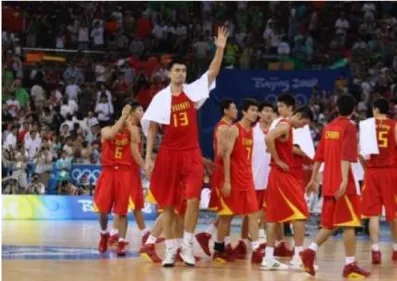 Figure 11 - Yao Ming, basketteur d’une taille exceptionnelle. 