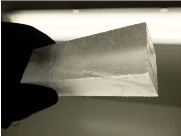 Figure 3.1 – Example of a CFA stick ready to be melted and analyzed. Picture by X. Faïn.