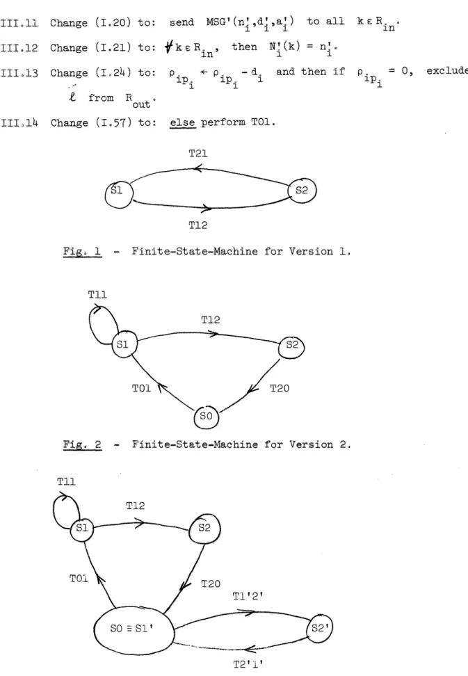 Fig.  1  - Finite-State-Machine  for Version  1.