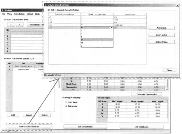 Figure  2-1:  The  Ground  Class  Determination  Window  of  the  DAT.