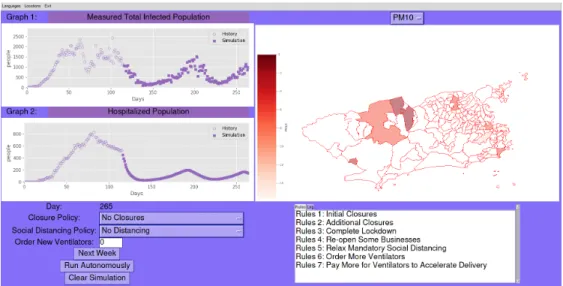 Fig. 8 Prototype Vida user interface for Rio de Janeiro