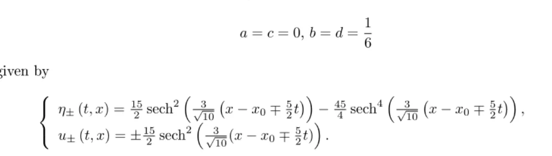 Figure 3.2: Time variation of the energy and impulse functionals dened in (3.5.1) and computed with dx = 0.0625