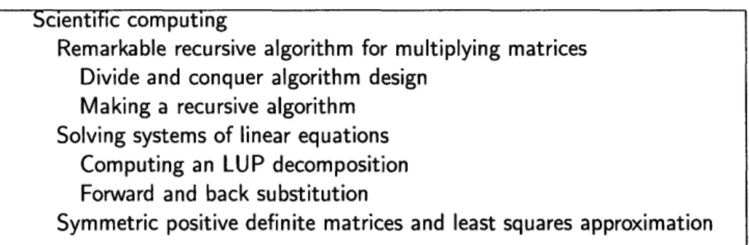 Figure  4-1:  A  fragment  of  a table-of-contents  generated  by  our  method.