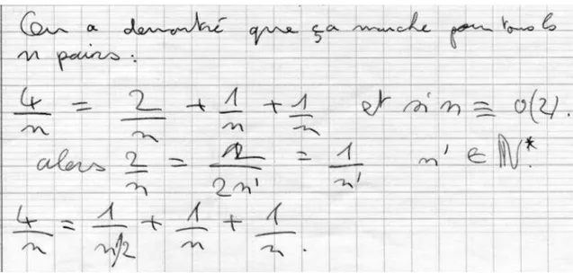 Figure 2.1 – Démonstration d’un groupe d’élèves de Terminale Scientifique.