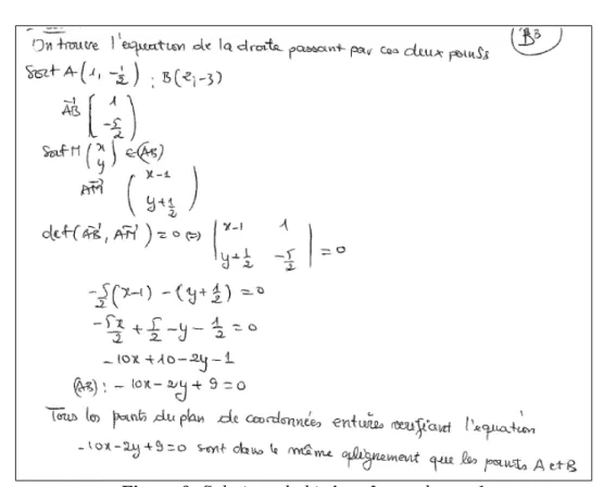 Figure 9. Solutions du binôme 3 pour le cas 1