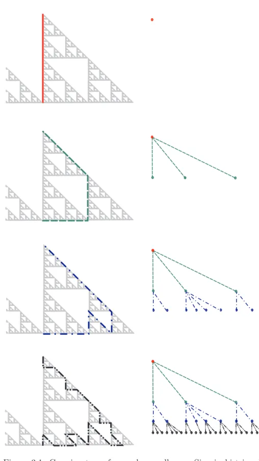 Figure 3.1: Crossing tree of a random walk on a Sierpinski triangle