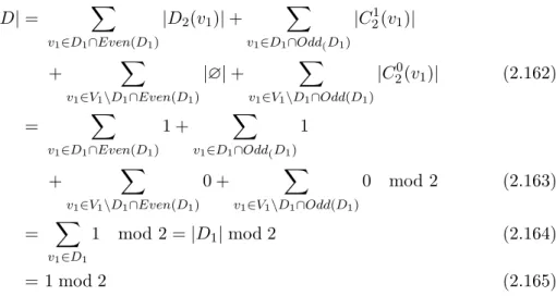 Figure 2.12 – D´efinition des ensembles S 2 (v 1 ) ⊂ V 2 par rapport ` a une partition de V 1 Pour tout v = (v 1 , v 2 ) ∈ V \ B , d’apr`es la D´efinition 2.6, on ´ecrit