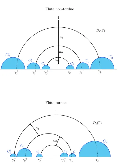 Figure 1.5  Les domaines de Dirichlet des ûtes