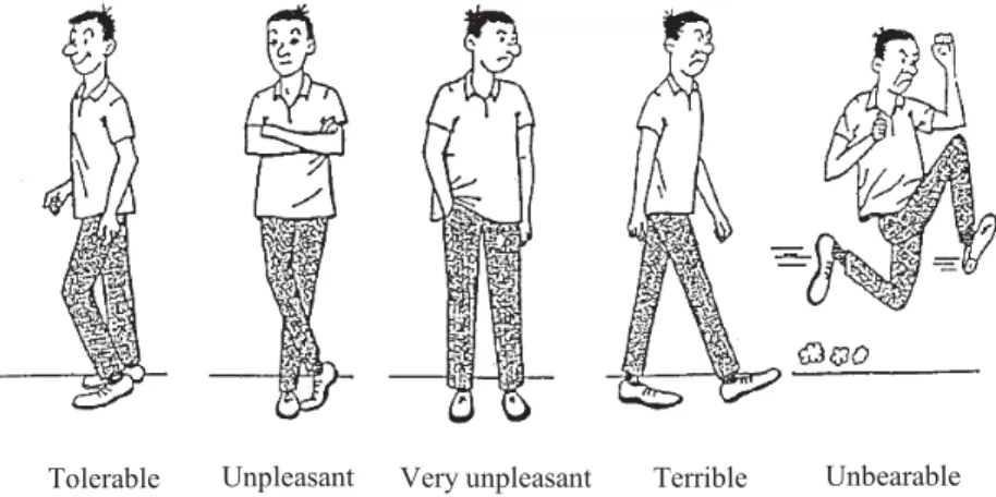 Figure 2.6 – Visual representation of an odour annoyance scale. 