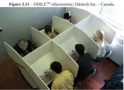 Figure 2.11 – ODILE TM  olfactometer, Odotech Inc. – Canada. 