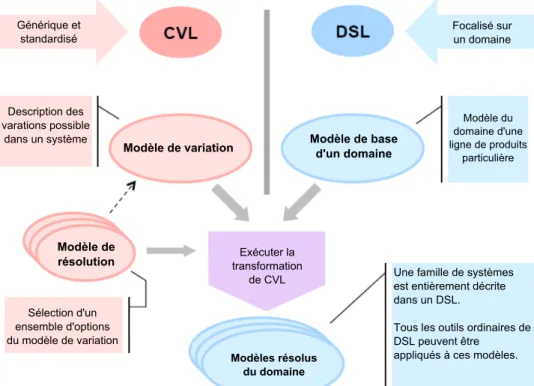 Figure 2.8 – L’application de CVL sur un DSL