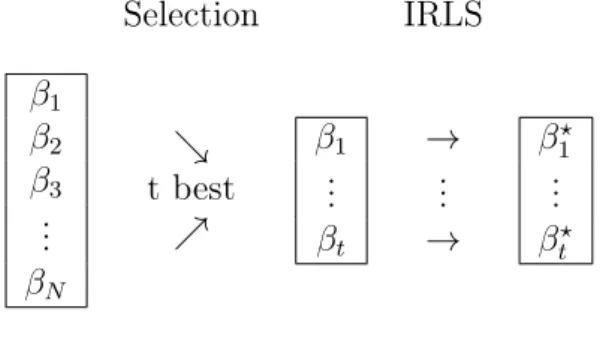 Figure I.2.4: Schematic representation of Ruppert’s version of random resampling.