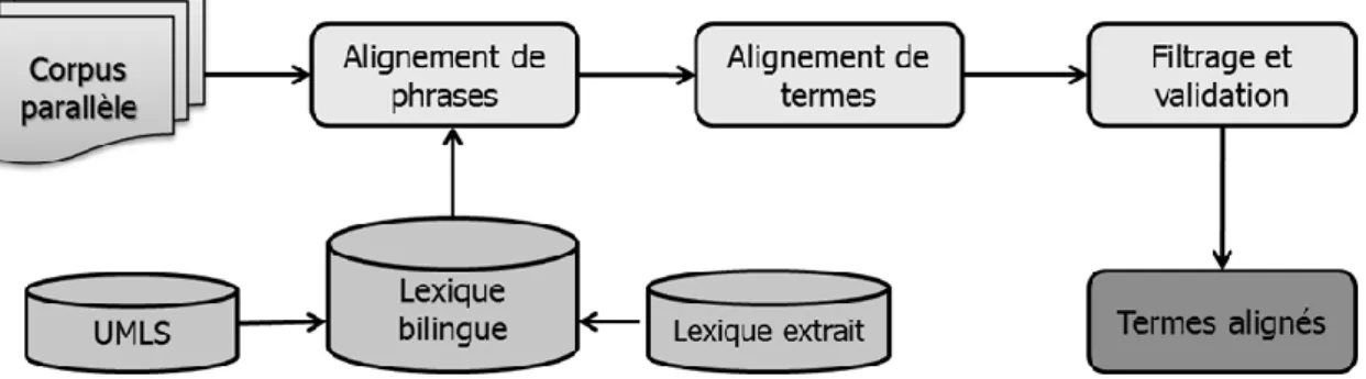 Figure 13 : Méthode d'alignement des termes 