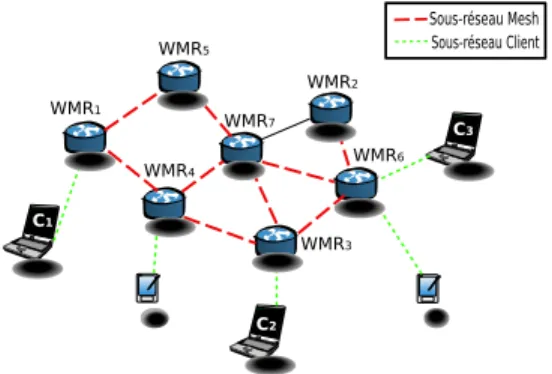 Figure 1 – Exemple de déploiement de MeshDVNet