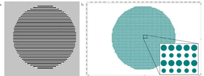 FIGURE 8 - Exemple de réseau réalisé avec le programme d'analyse de pixels. (a) image noir et blanc utilisée pour  créer le réseau