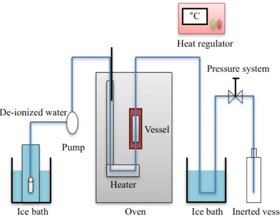 Figure 1. Schematic diagram of the Pressurized liquid extraction process 