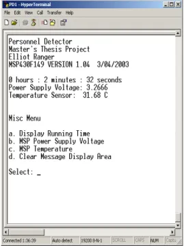 Figure 3-7: Miscellaneous Menu