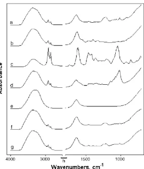 Figure 42 : Spectres d'absorbance de solutions ternaires contenant différentes quantités de  SLES, CDEA et LABS 56