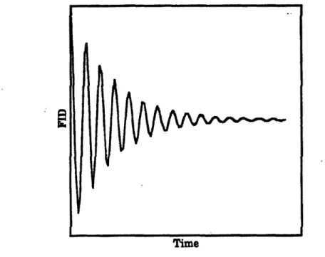 Figure  3:  Example  Free  Induction Decay Signal versus  Time