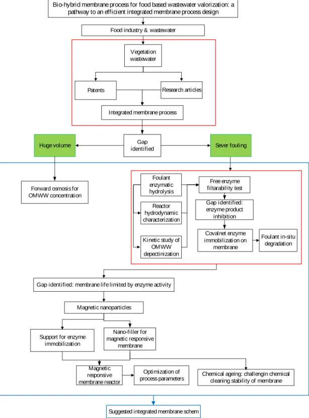 Figur e 1: Schematic illustration of the overall strategy of the PhD work carried out
