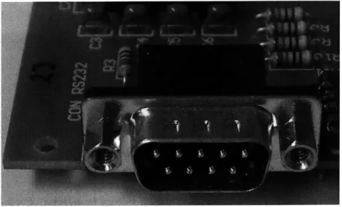 Figure  4-4:  The  serial  port,  labelled  &#34;CONRS232&#34;.
