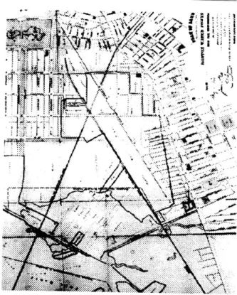 Fig. 2-3  Plan for the Back  Bay aie in  1860, pre pared  by Janes Slade, city engineer