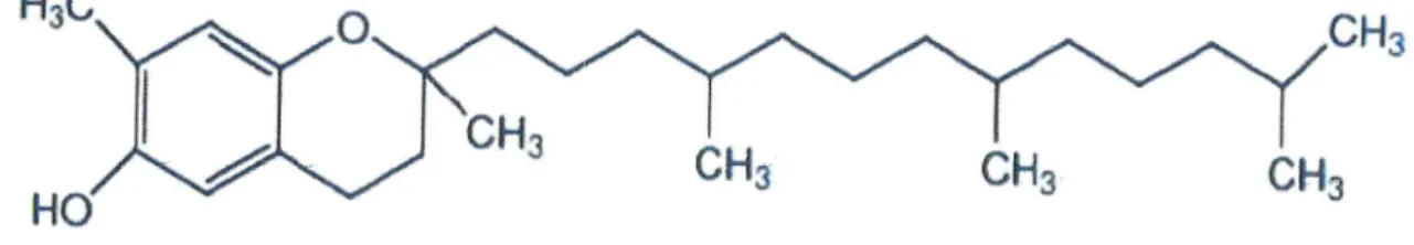 Figure  06:  Strurcfure  de la vitarnine  E  ts?].