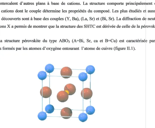 Fig.  tr.l.  Maille  6l6mentaire  de  la  structure  pdrovskite  du  cristal  CaTiO3-structure